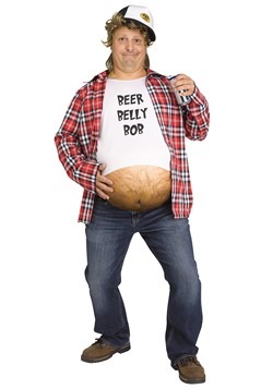 Men's Beer Belly Bob Costume