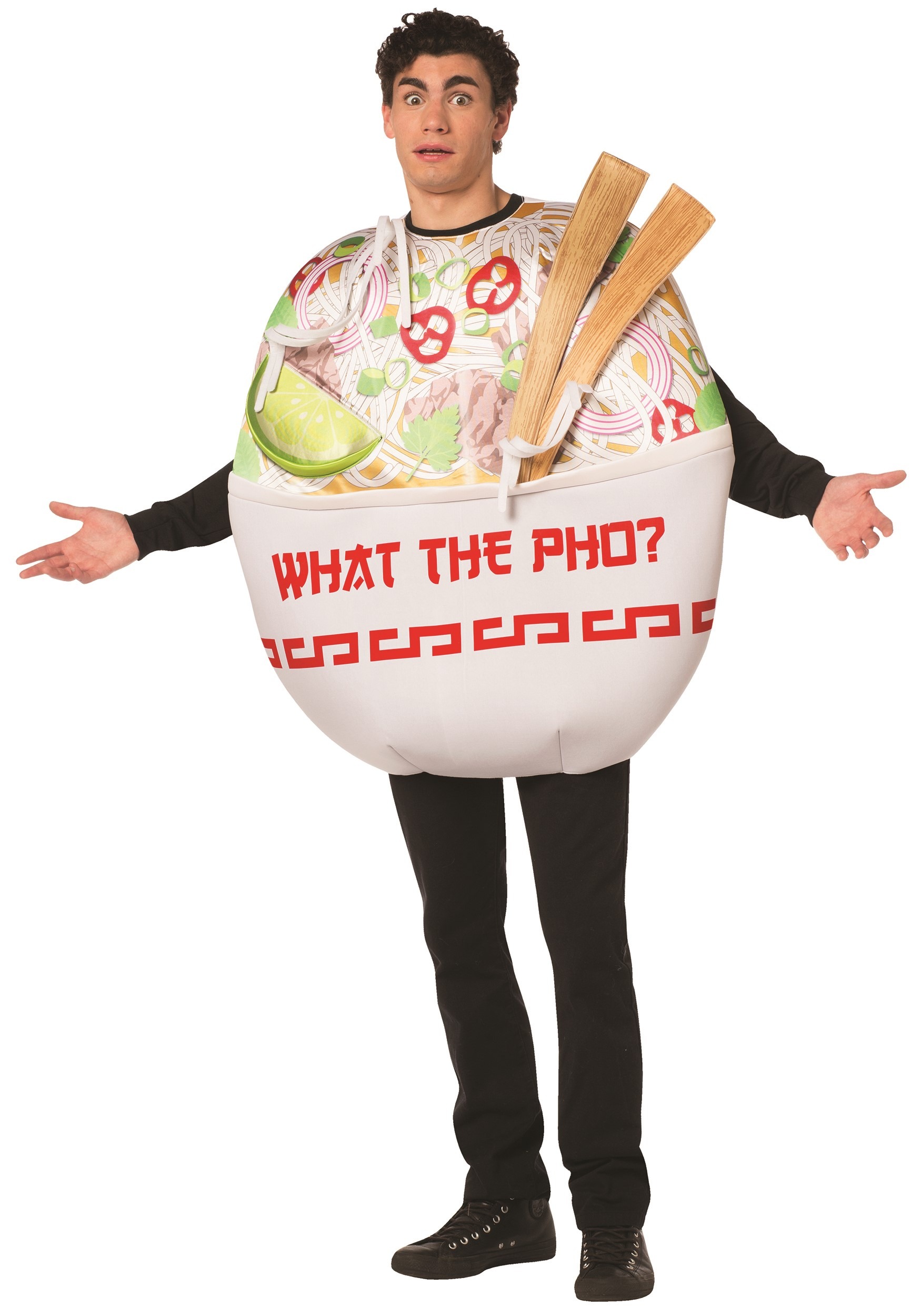 Adult Pho Noodle Bowl Funny Fancy Dress Costume