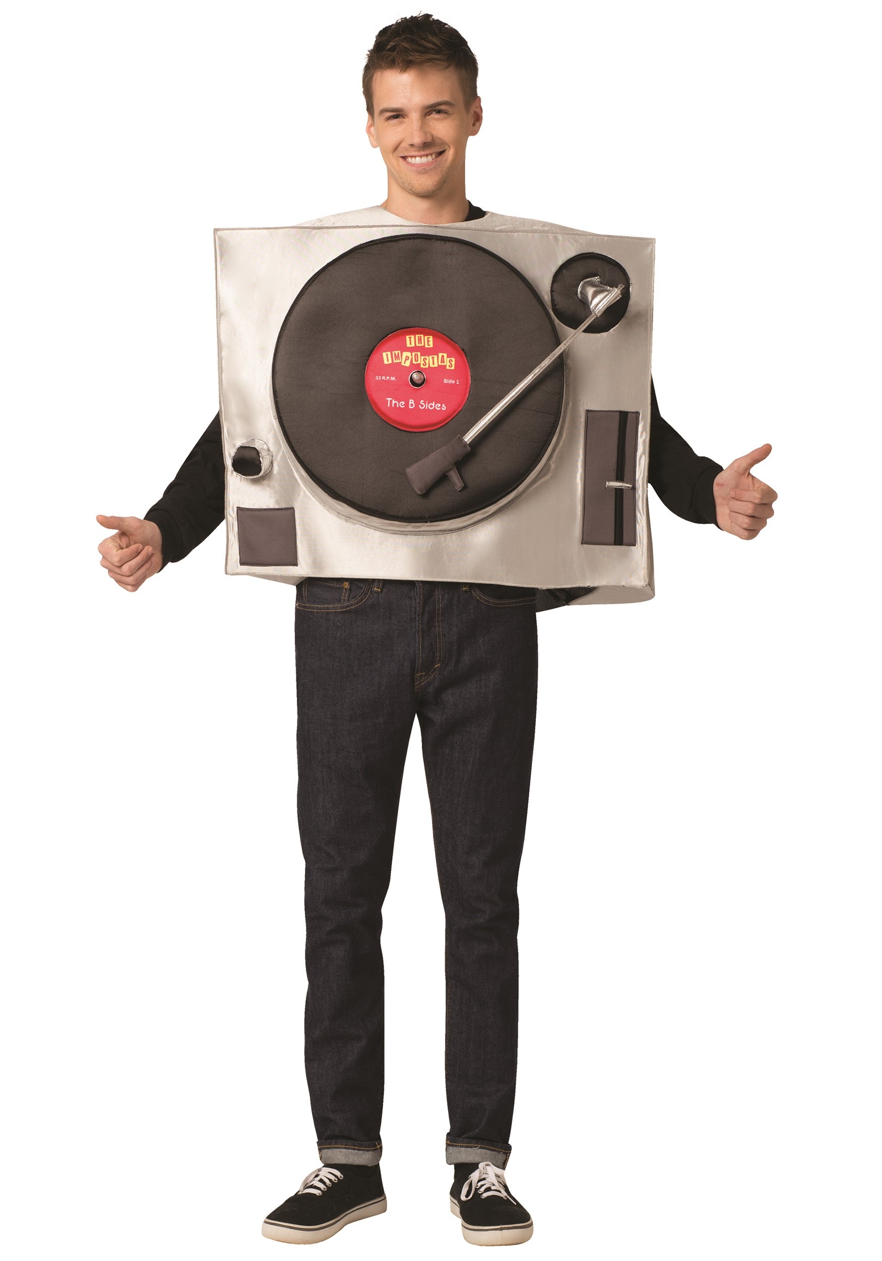 Funny Adult Turntable Fancy Dress Costume