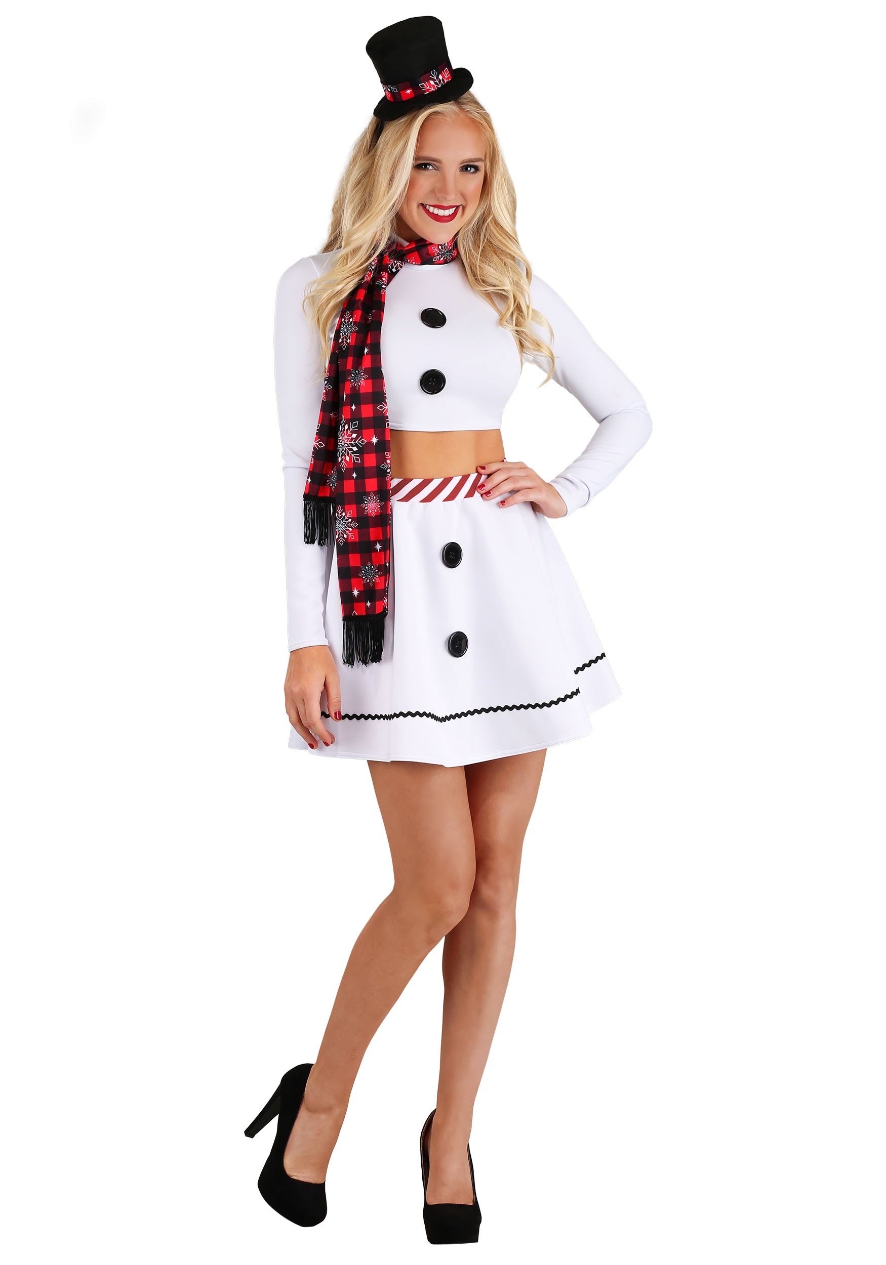 Sexy Christmas Snowman Fancy Dress Costume For Women