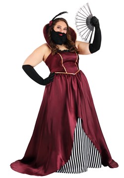 Plus Size Women's Bearded Lady Circus Costume1