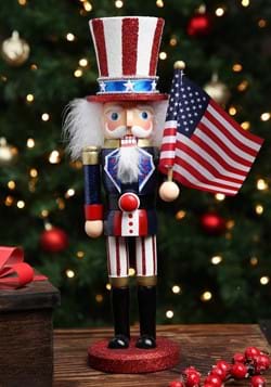 15 inch Wooden Uncle Sam Nutcracker_Update