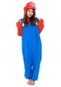 Super Mario Brothers Adult Mario Kigurumi Costume Alt 1