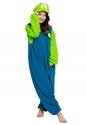 Super Mario Brothers Adult Luigi Kigurumi Costume Alt 2