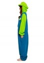 Super Mario Brothers Adult Luigi Kigurumi Costume Alt 3