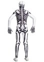 Men's White Skeleton Costume Back