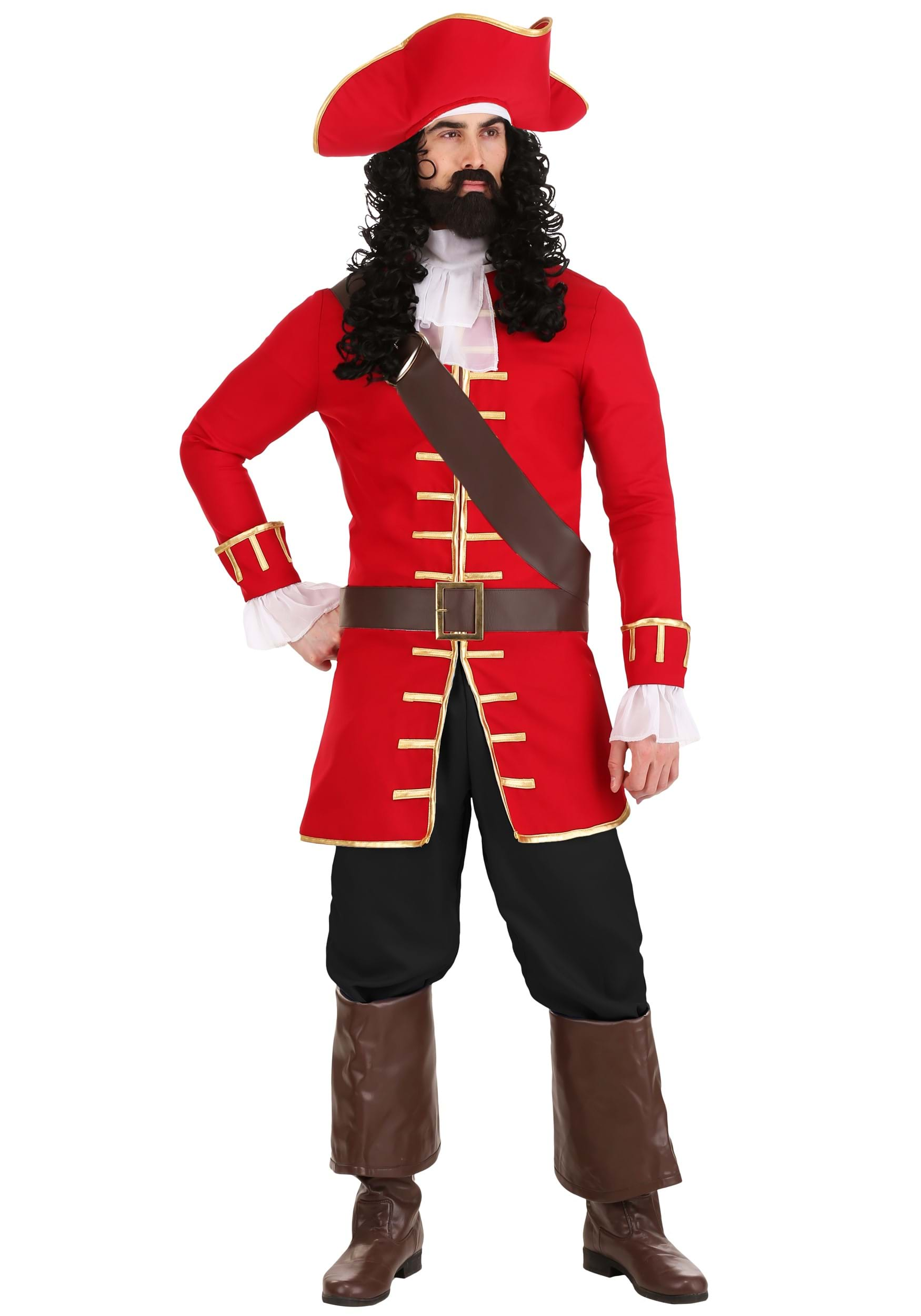 Rum Captain Men's Fancy Dress Costume