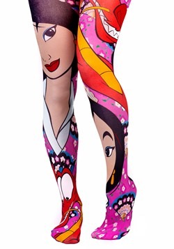 Irregular Choice Disney - Mulan and Mushu Costume Tights