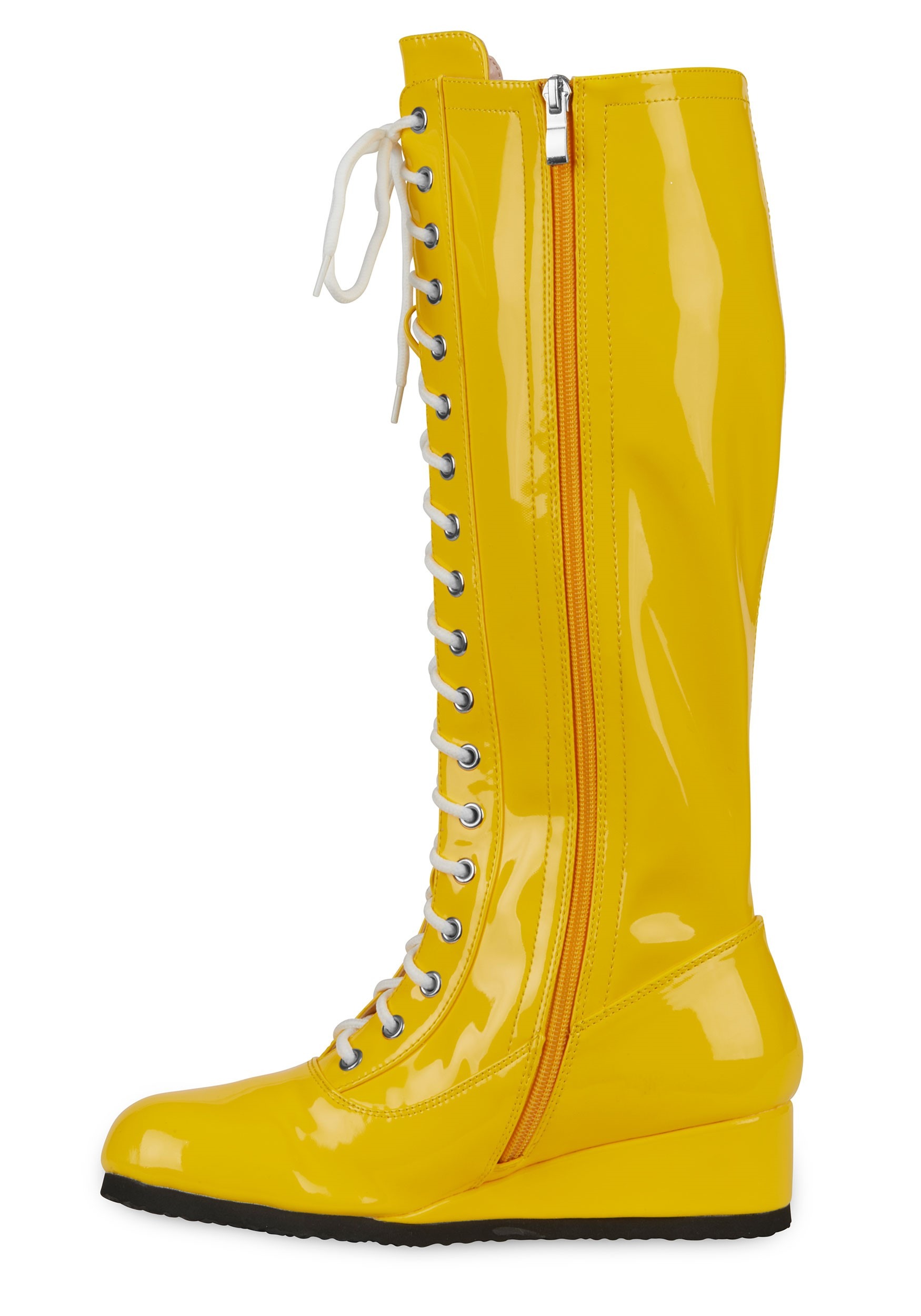 Yellow Wrestling Boots For Men