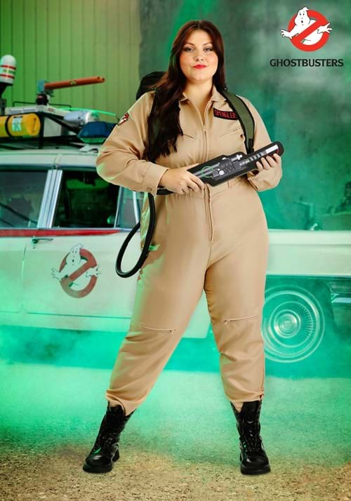 Ghostbusters Women's Plus Size Costume Jumpsuit upd1_