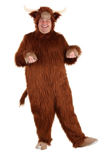 Plus Size Adult Highland Cow Costume