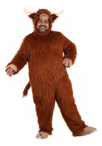 Plus Size Highland Cow Costume Adults UPD 1