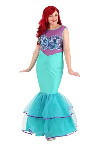 Plus Size Women's Shell-a-brate Mermaid Costume