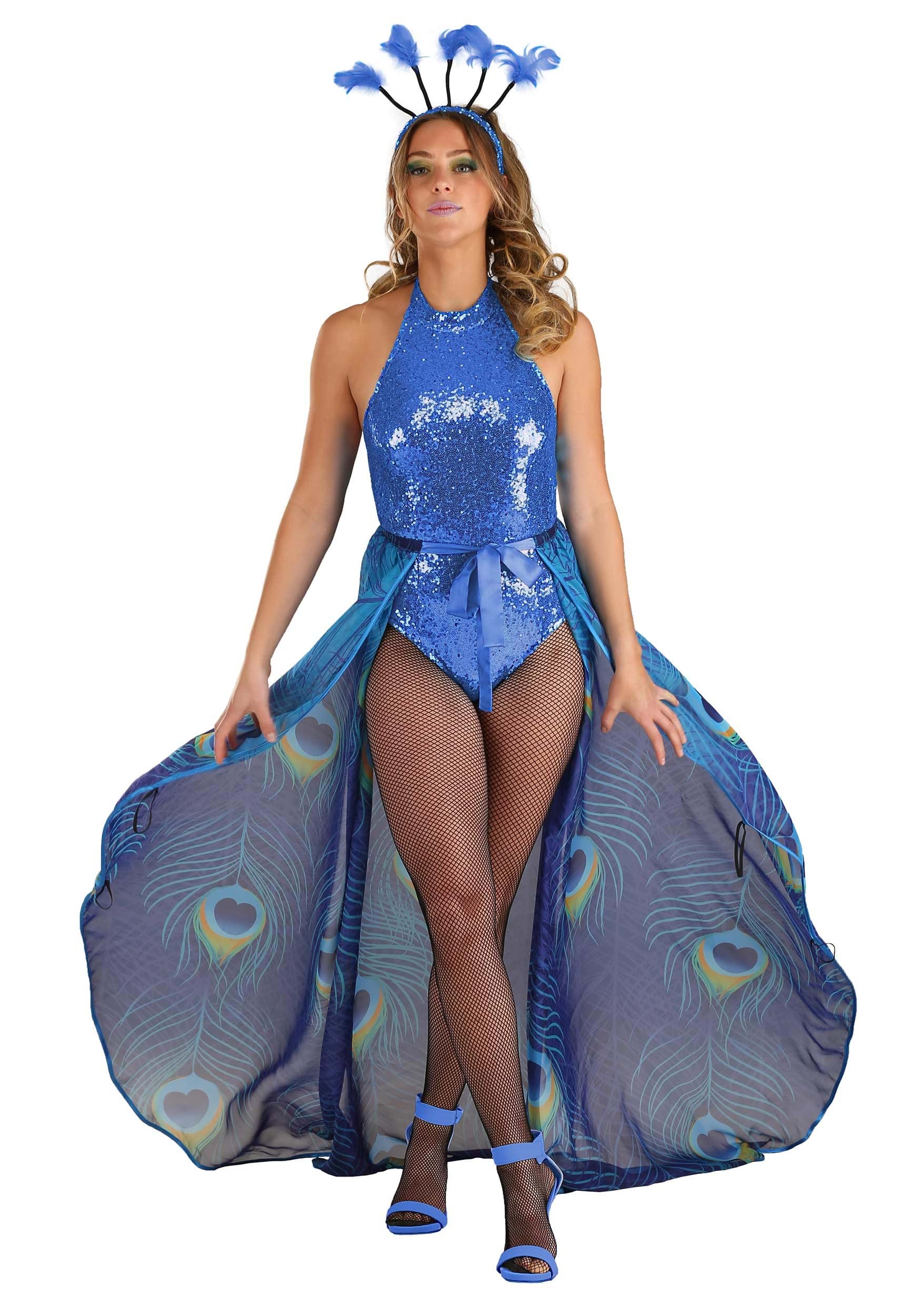 Proud Peacock Womens Fancy Dress Costume