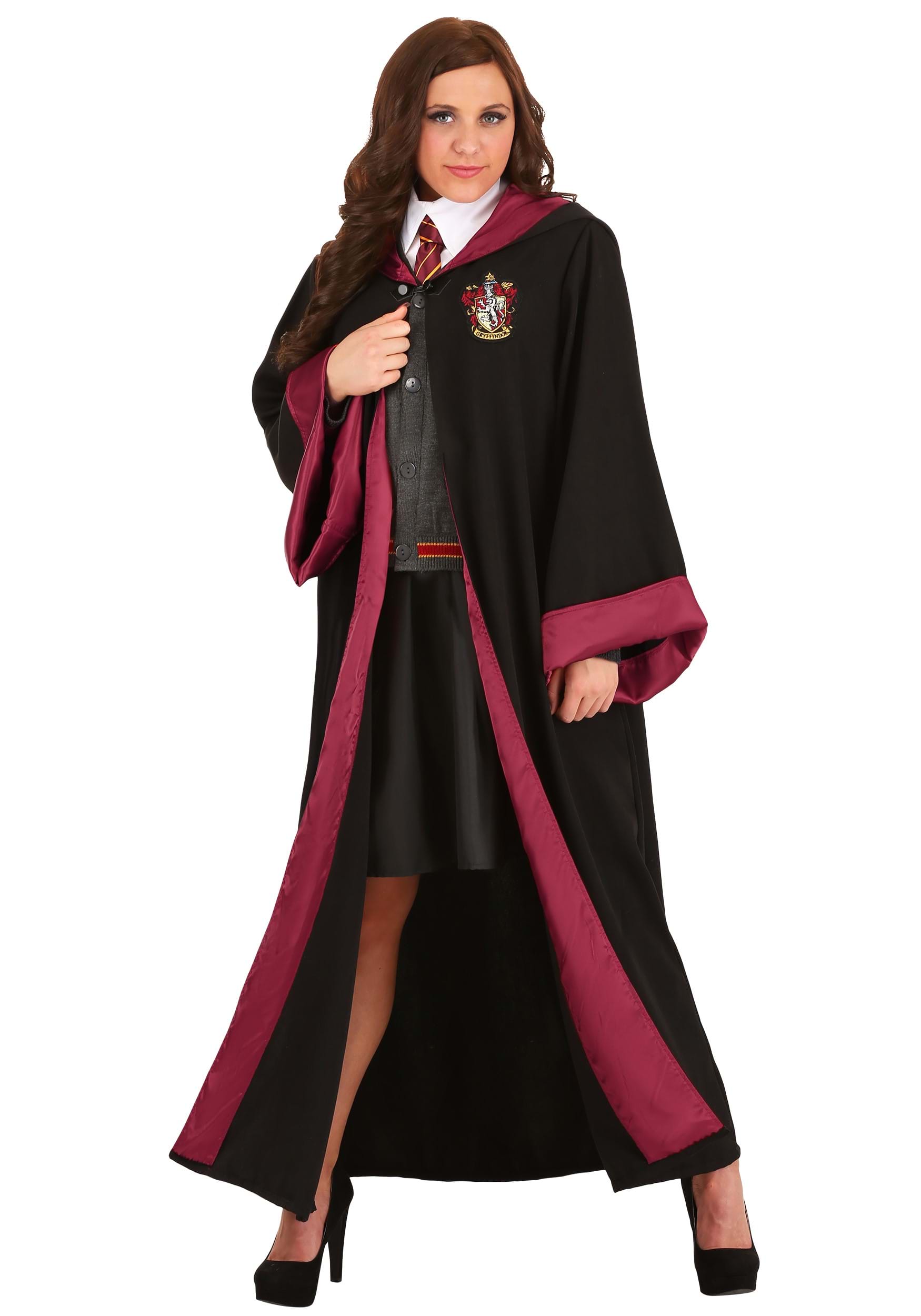 Plus Size Deluxe Harry Potter Hermione Fancy Dress Costume