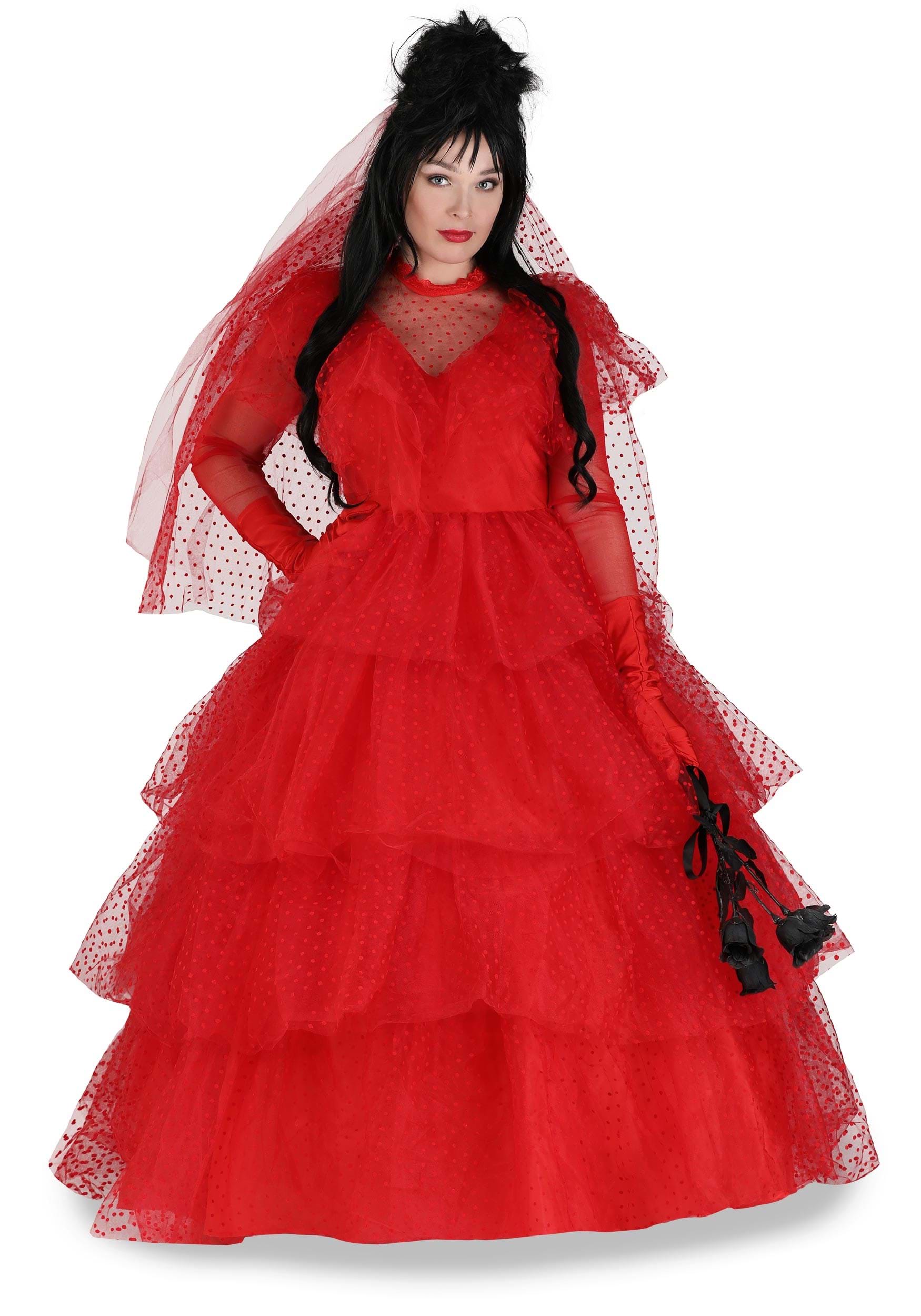 Premium Red Women's Wedding Dress