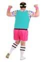 Men's Plus Size Work It Out 80's Costume Alt 1