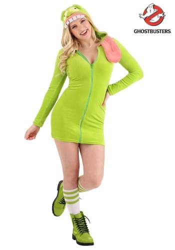 Womens Ghostbusters Slimer Hoodie Costume