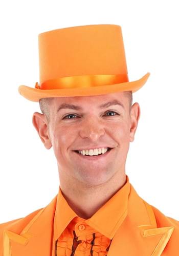Dumb and Dumber Orange Tuxedo Top Costume Hat