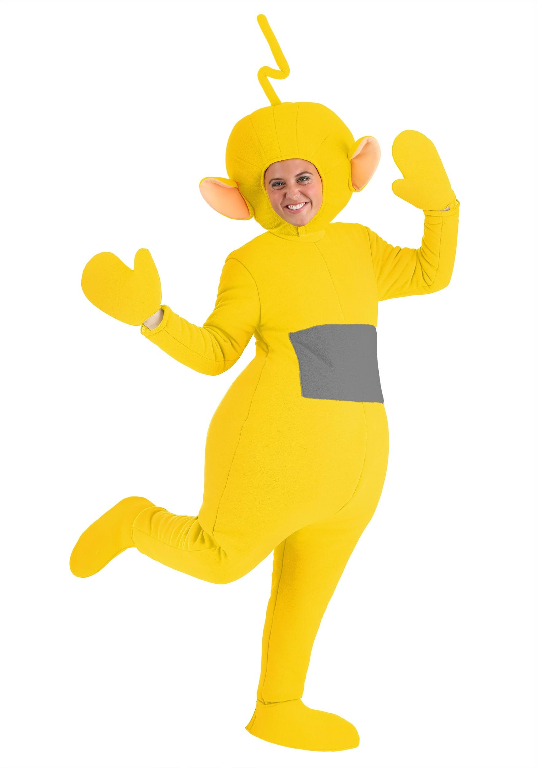 Laa-Laa Adults Teletubbies Fancy Dress Costume