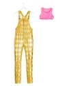 Women's Harley Quinn Gold Overalls Costume Alt 6 Upd