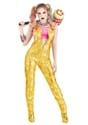 Women's Harley Quinn Gold Overalls Costume