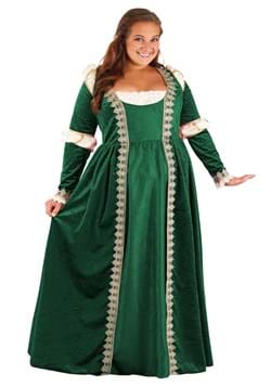 Plus Size Emerald Maiden Women's Costume