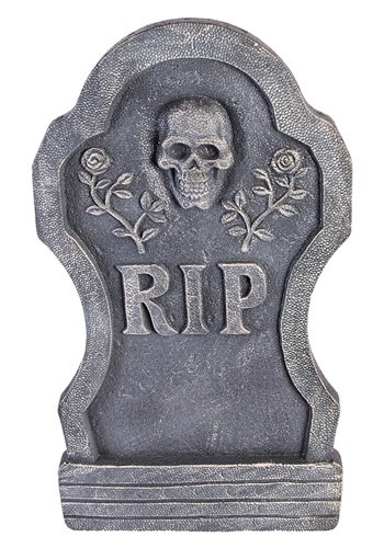 21" R.I.P. Gravestone Decoration