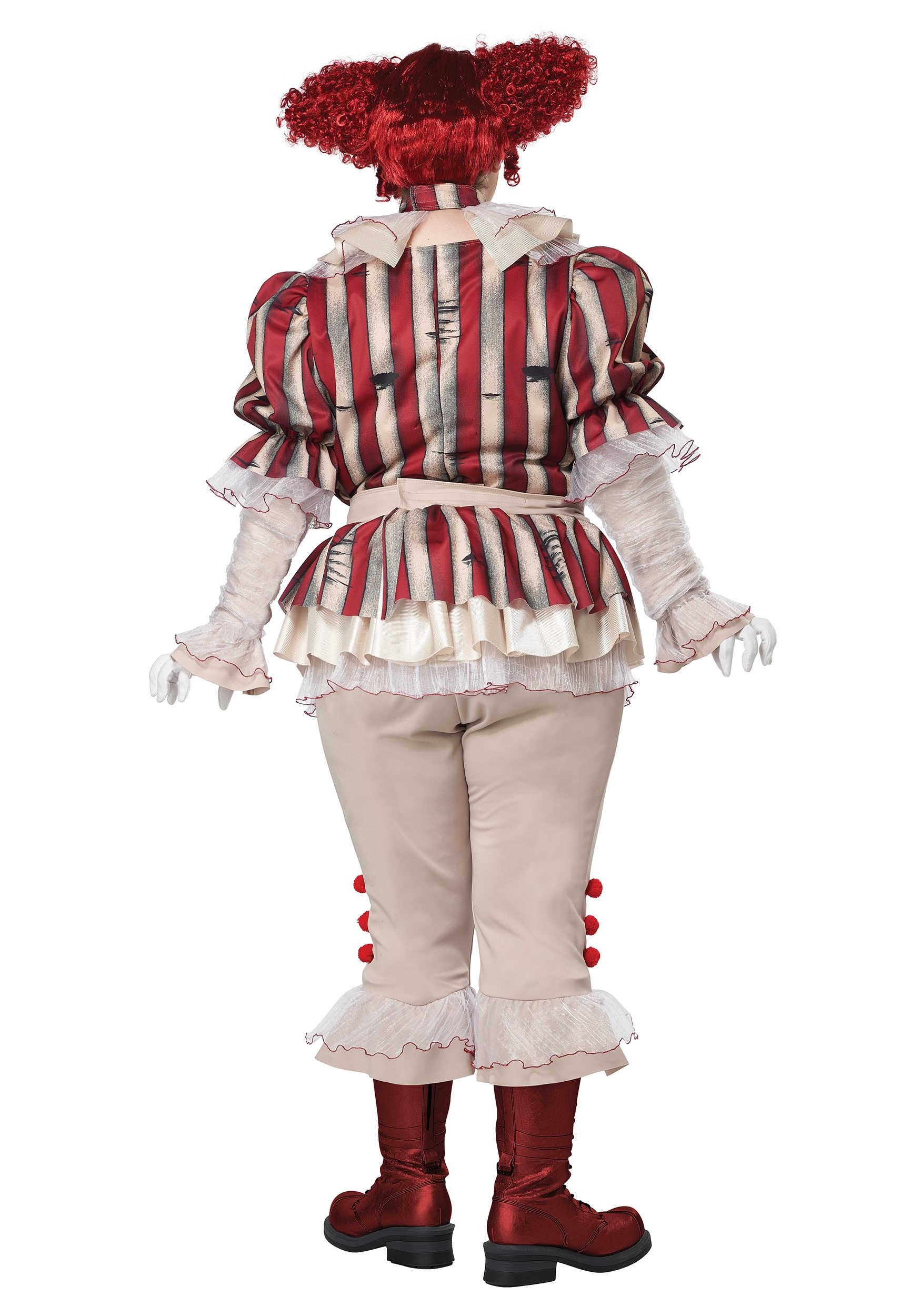 Plus Size Sadistic Women's Clown Fancy Dress Costume
