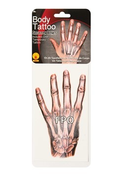Skeleton Bones Hand Tattoo
