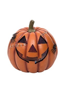 Resin Light Up Jack-O-Lantern