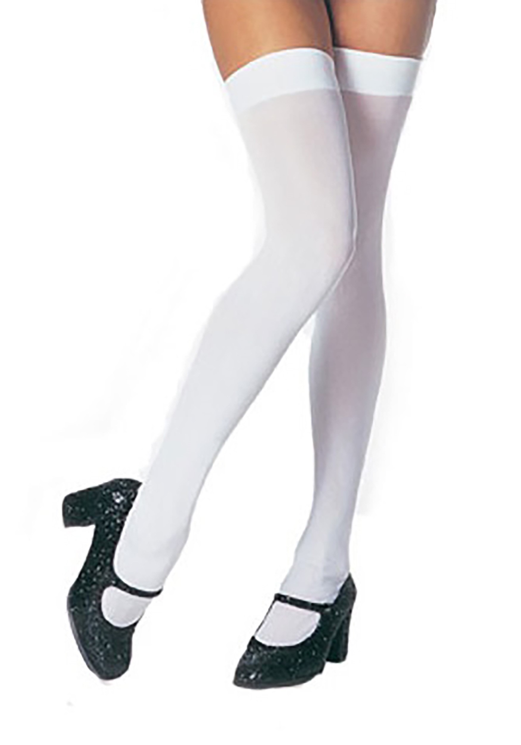 Plus size cheap white tights