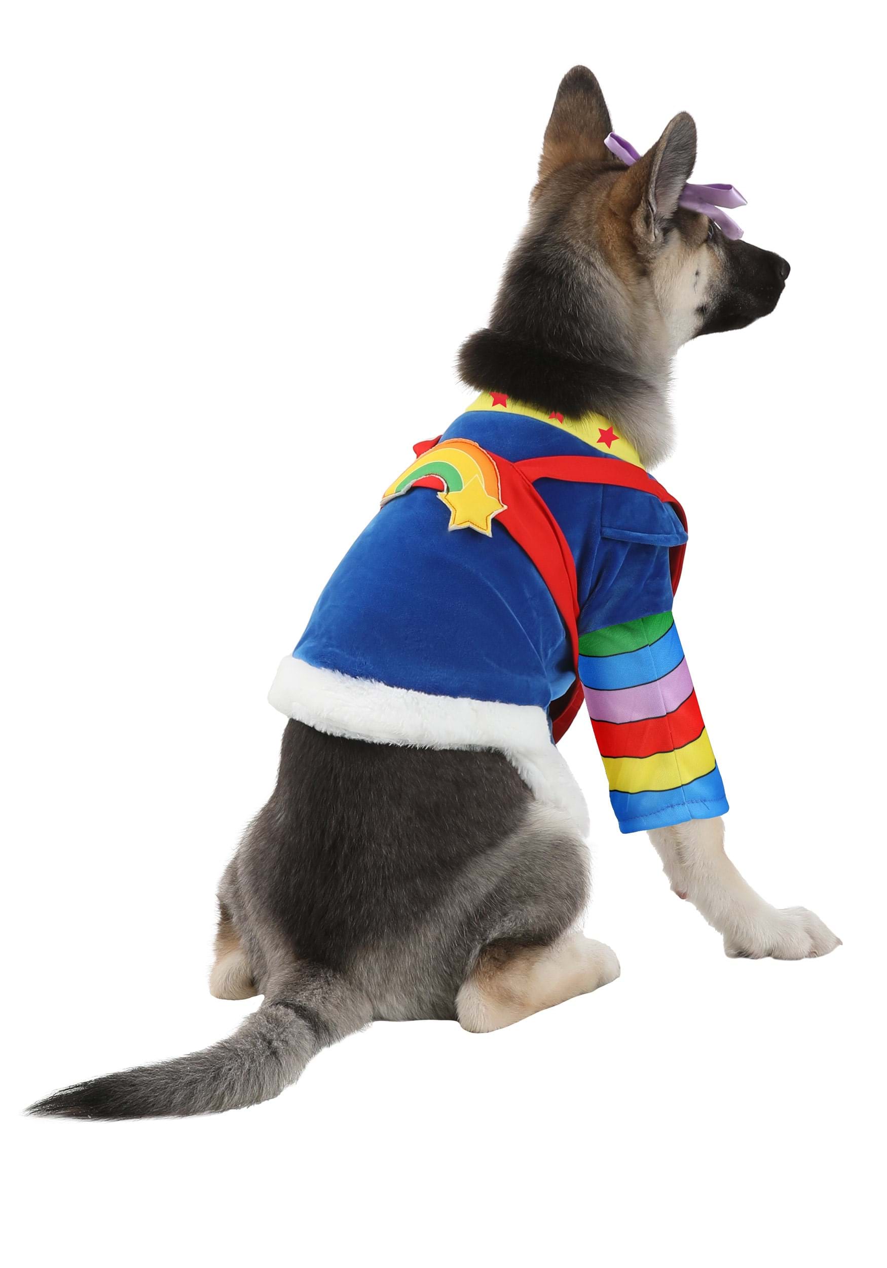 Pet Rainbow Brite Dog Fancy Dress Costume