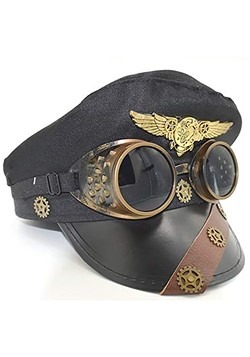 Aviator Pilot Hat W/ Goggles