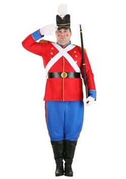 Men's Plus Size Toy Soldier Costume