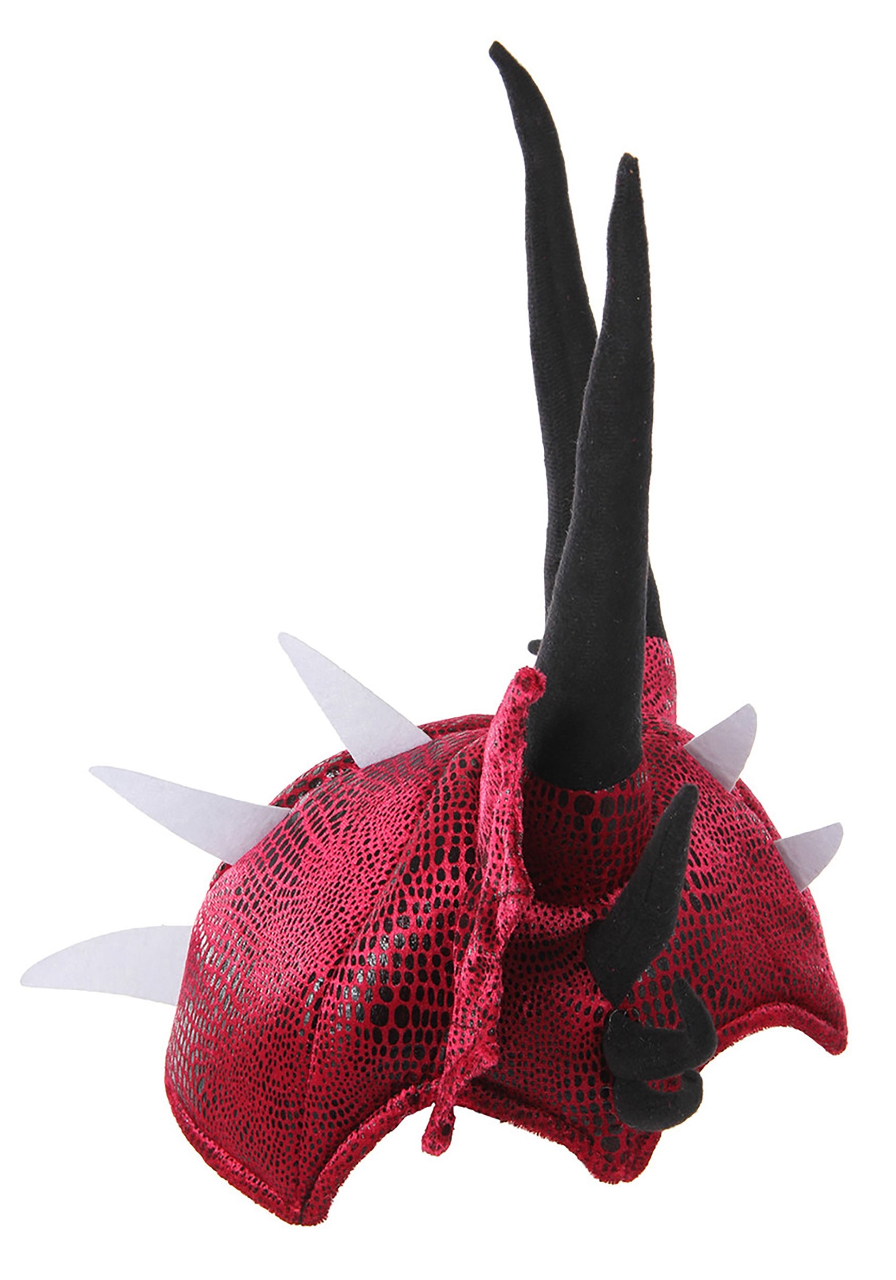 Plush Horned Dragon Fancy Dress Costume Hat