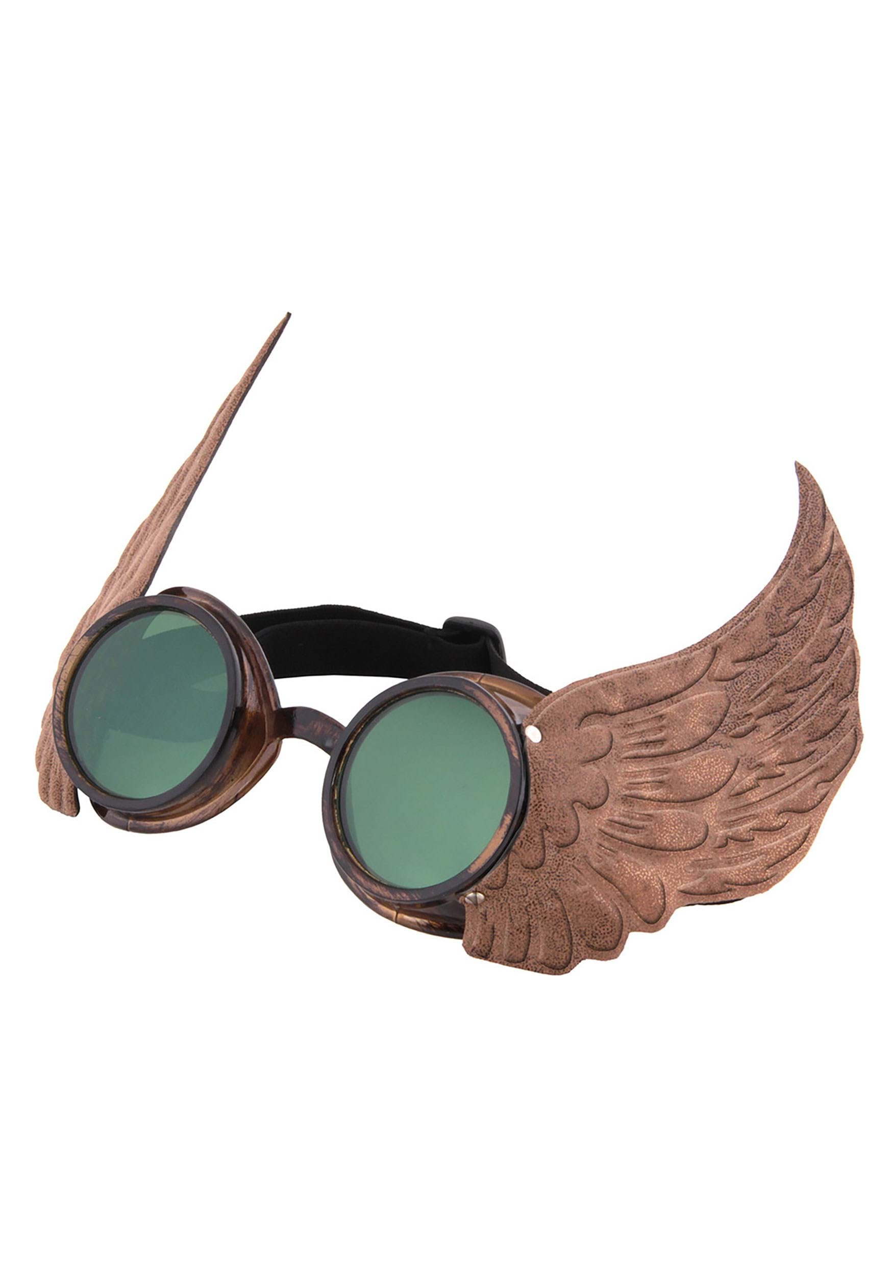 Gold Detailed Winged Goggles
