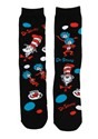 The Cat In The Hat Pattern Socks Adult Alt 2