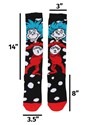 Thing 1&2 Knee High Costume Socks Alt 2