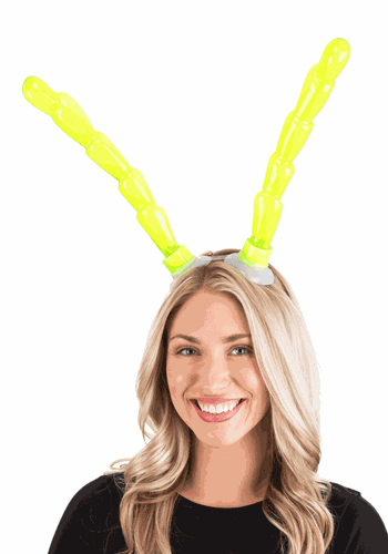 Light-Up Green Insect Antennae LumenHorns