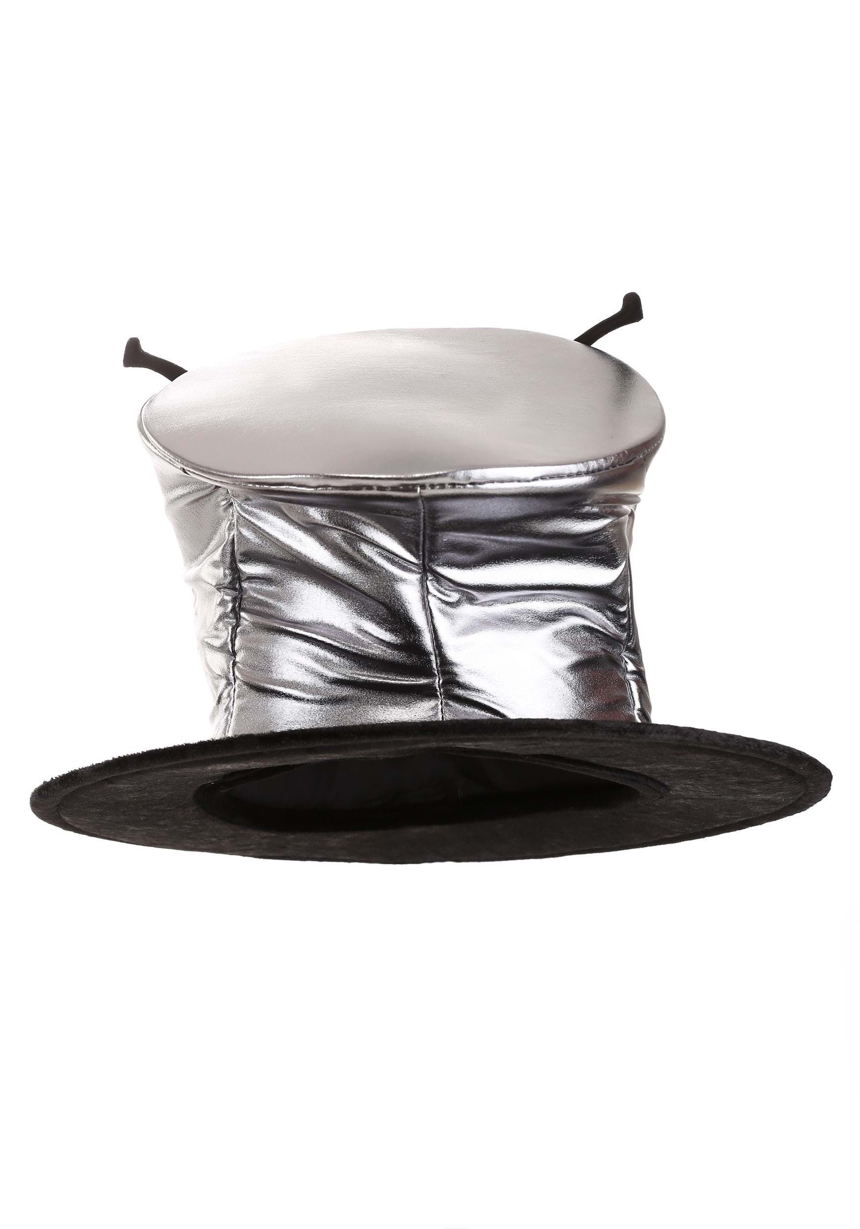 Adult Silver Ovo Top Hat