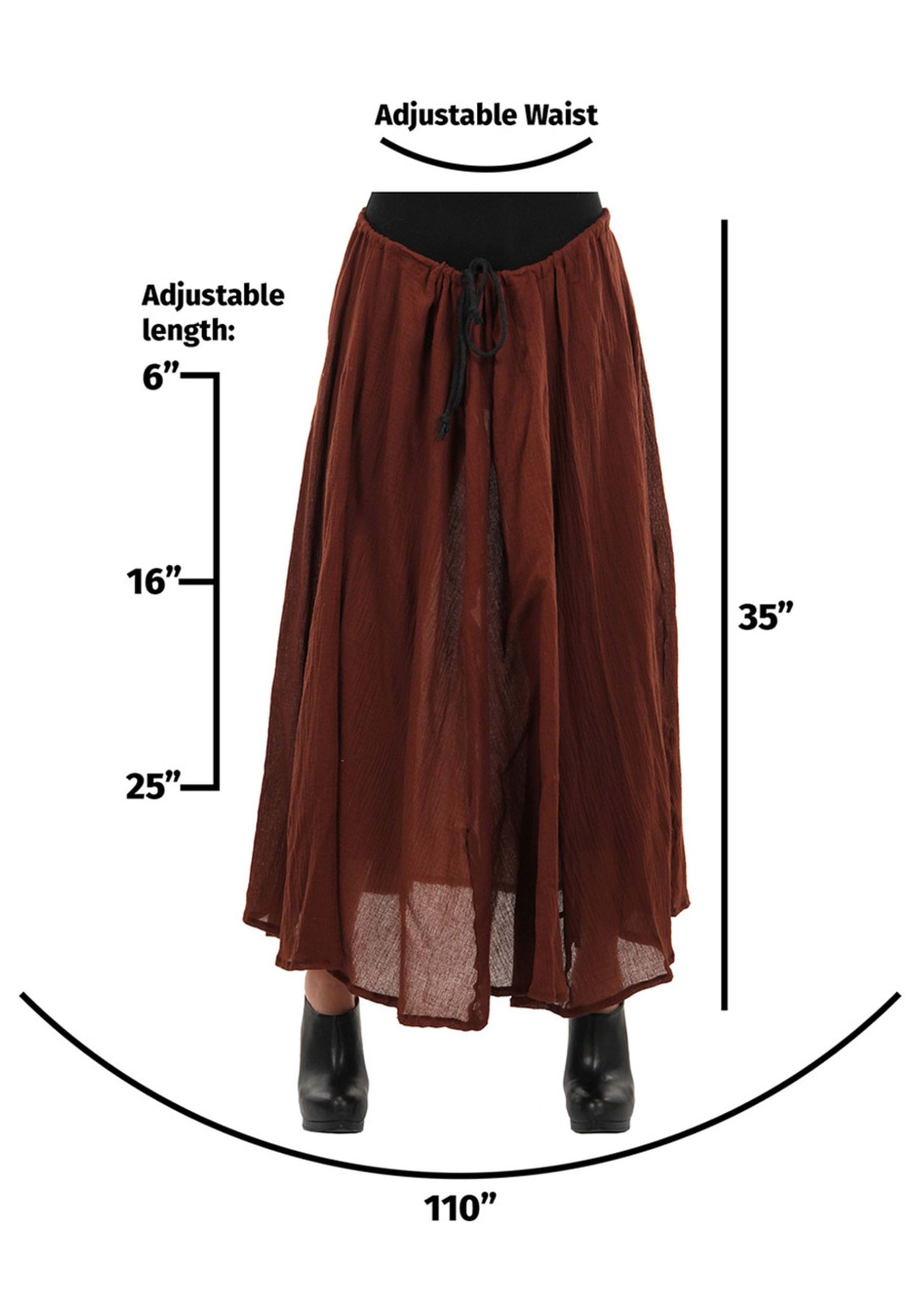 Pirate Parachute Skirt Brown