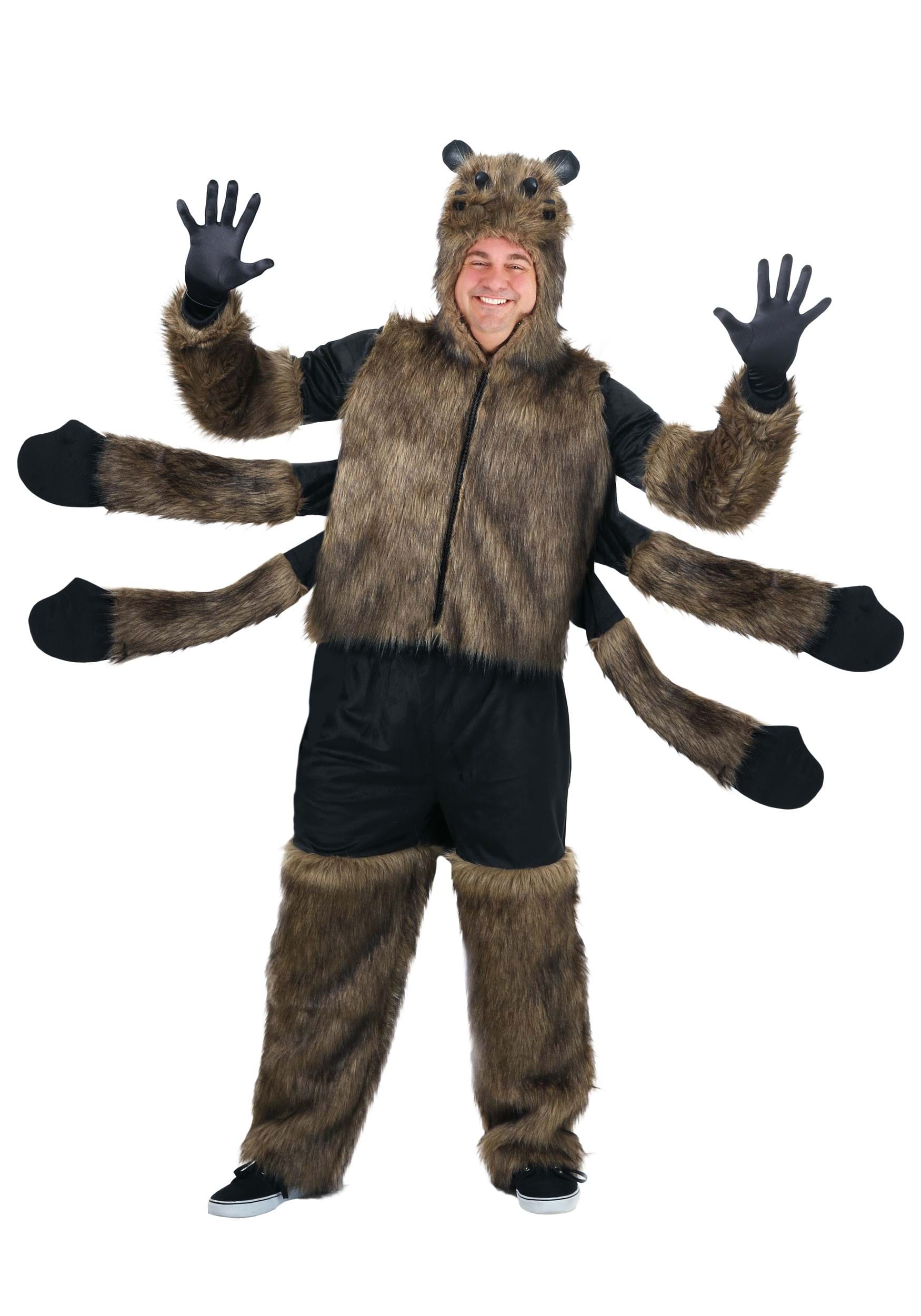 Furry Spider Plus Size Fancy Dress Costume