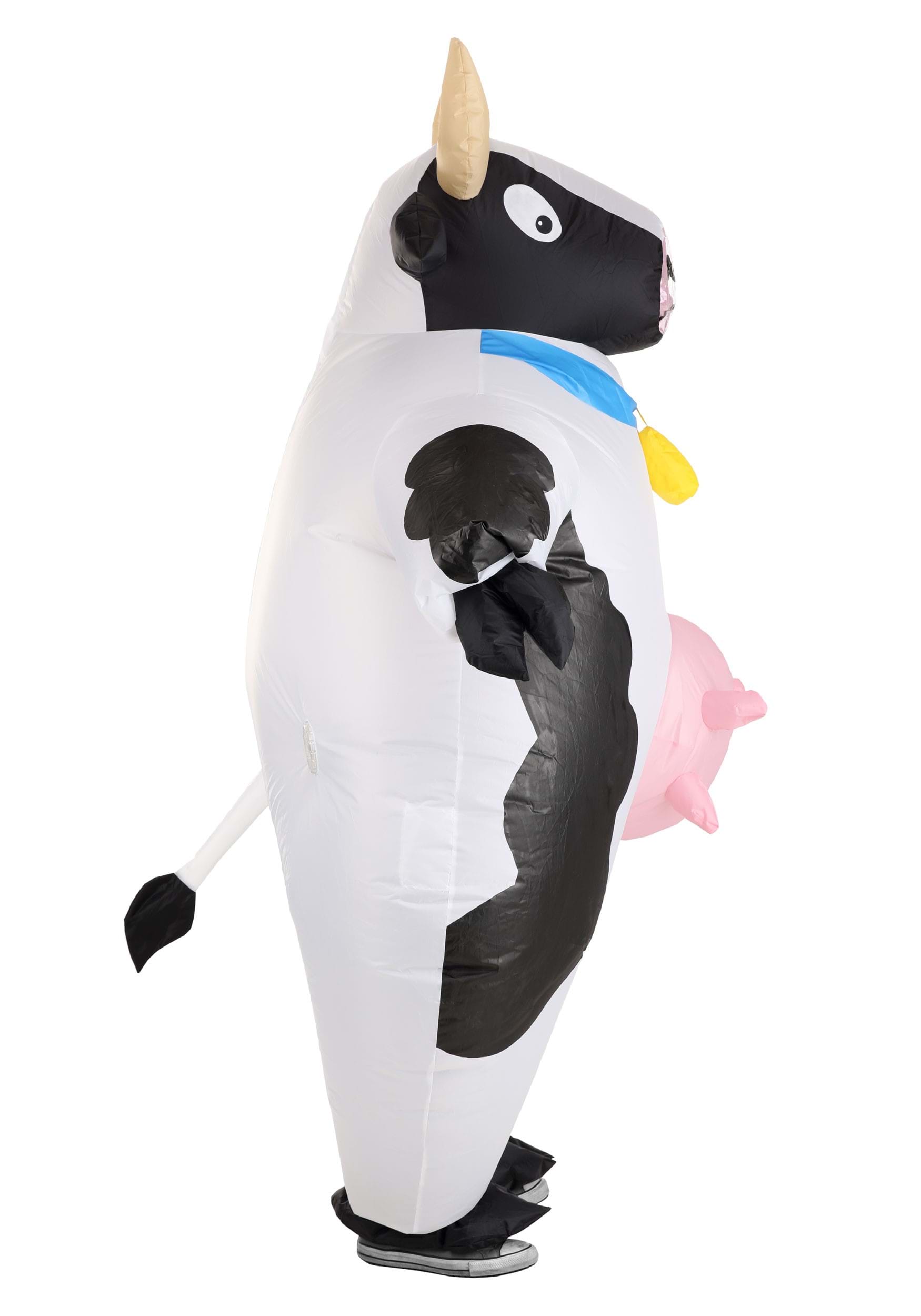 Inflatable Spotted Cow Adult Fancy Dress Costume