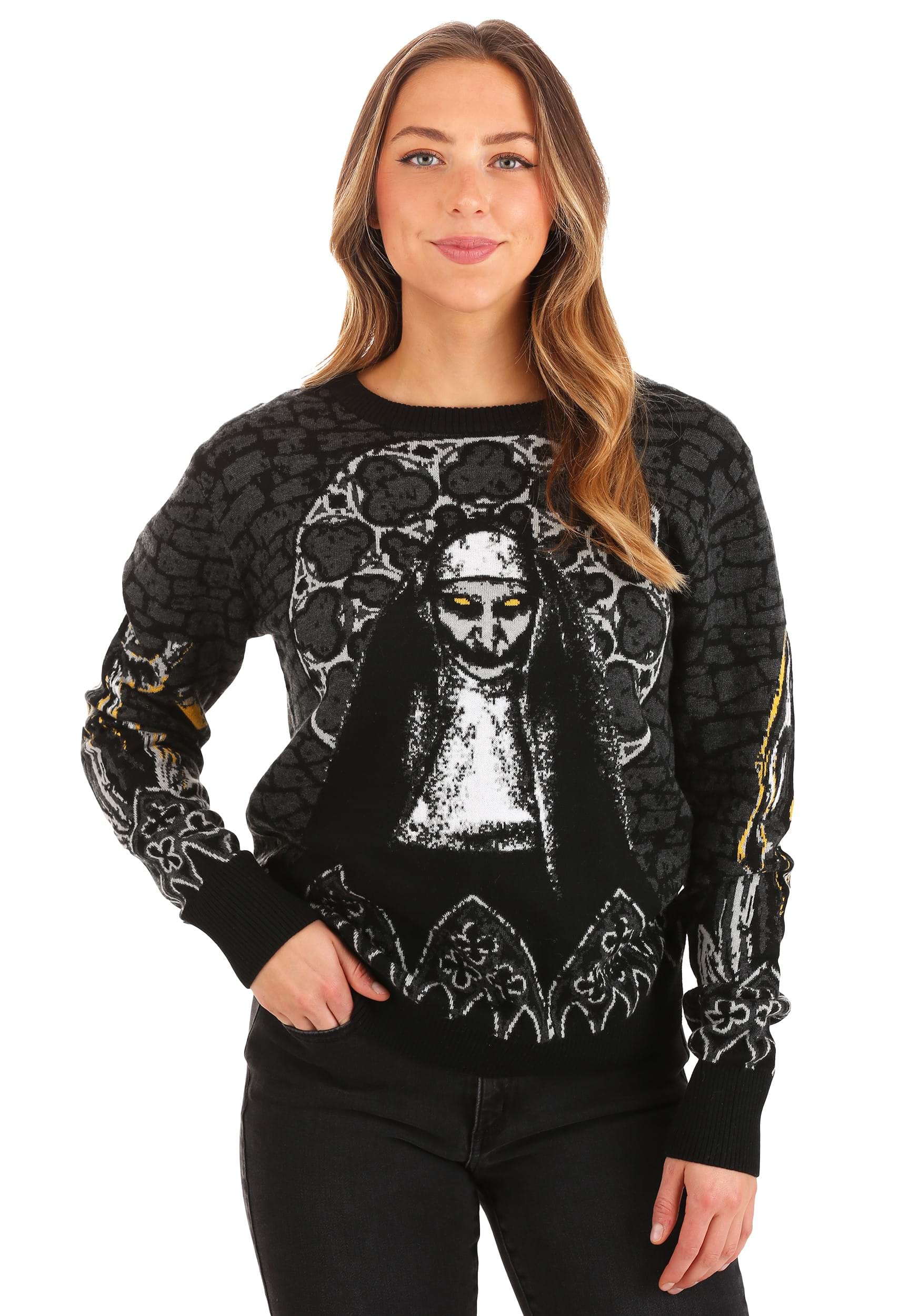 The Nun Adult Halloween Sweater