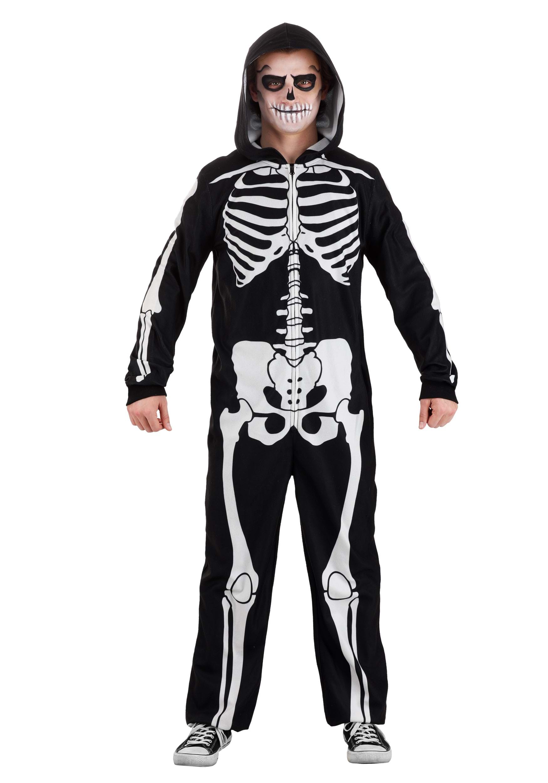 Cozy Skeleton Adult Onesie