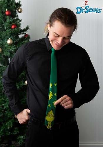 The Grinch Character Necktie for Adults-1