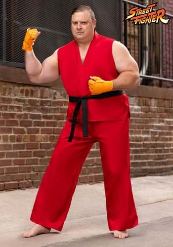 Plus Size Street Fighter Ken Costume