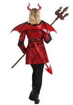 Women's Leather Devil Costume Alt 7