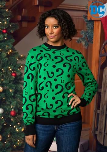 The Riddler Christmas Adult Sweater